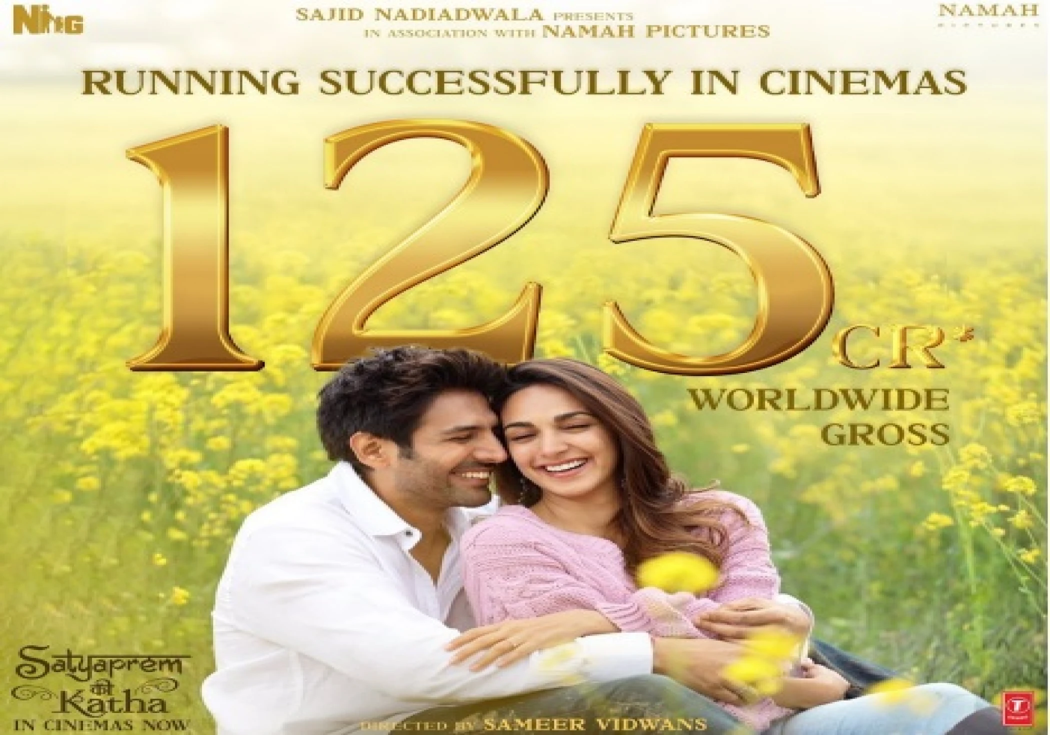 Satyaprem Ki Katha has crossed 125 Crore worldwide Satyaprem Ki Katha has crossed 125 Crore worldwide